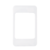 Mặt viền đơn màu trắng kiểu Iphone KT120x71.5mm mã A20-IP