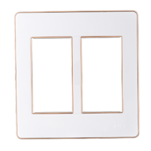 Mặt A60 dùng cho 4,5,6 thiết bị viền vàng KT116x120mm mã A60456G