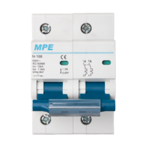 Cầu dao tự động MCB 2 cực, 100A, 10kA mã MP10-C2100