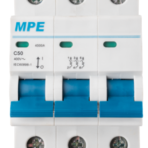 Cầu dao tự động MCB 3 cực, 50A, 6kA mã MP6-C350