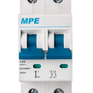 Cầu dao tự động MCB 2 cực, 63A, 6kA mã MP6-C263