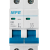 Cầu dao tự động MCB 2 cực, 20A, 6kA mã MP6-C220