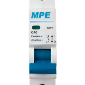 Cầu dao tự động MCB 1 cực, 40A, 6kA mã MP6-C140