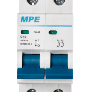Cầu dao tự động MCB 2 cực, 40A, 6kA mã MP6-C240