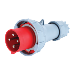 Phích cắm loại di động có kẹp giữ dây 4 cực, 63A, IP67 mã MPN-0342
