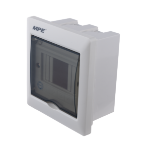 Tủ điện âm tường đế nhựa chứa MCB 2-4 cực mã TS-4/P